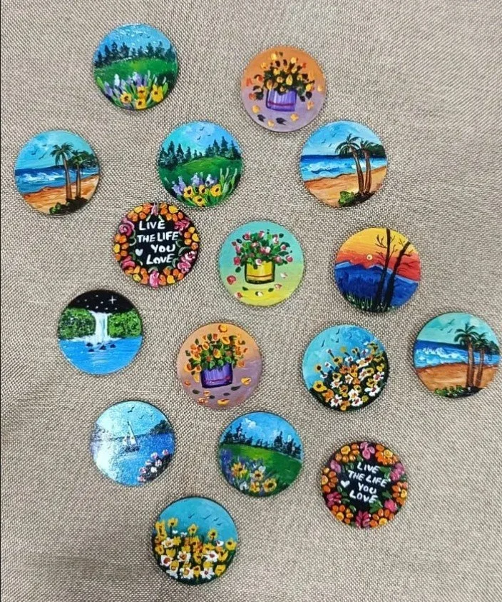 Painted Wood Magnets - Alliance Center for Independence